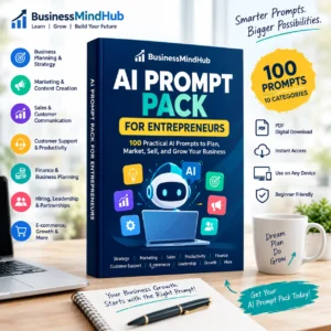 AI Prompt Pack for Entrepreneurs | BusinessMindHub